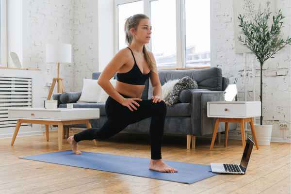 Woman exercising confidently after femiwand treatment Cumbernauld 